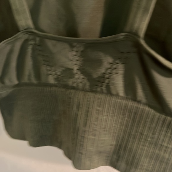 Free people bra top size m/l olive green color - Picture 4 of 8